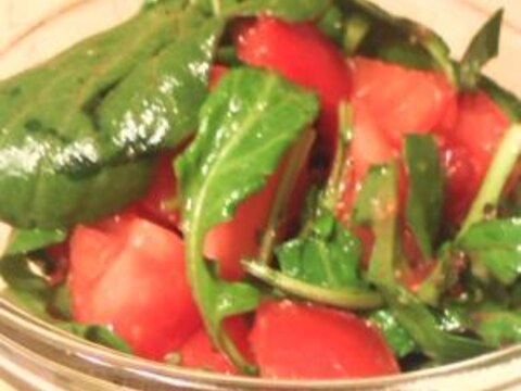 〔イタリアン〕トマトのシンプルサラダ